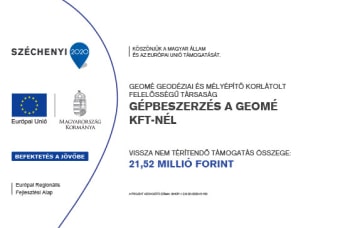 Geomé - sajtóközlemény